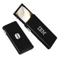 Light Up Magnifier - Retractable - Black - White LED